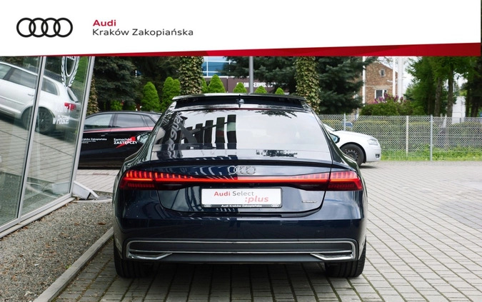 Audi A7 cena 264500 przebieg: 24376, rok produkcji 2023 z Zwierzyniec małe 781